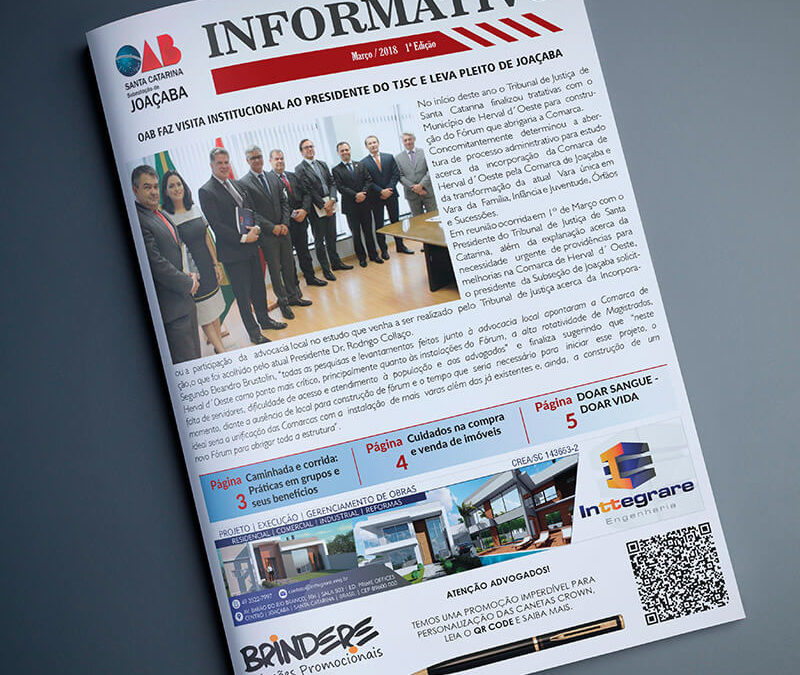 Criação de folder informativo para OAB